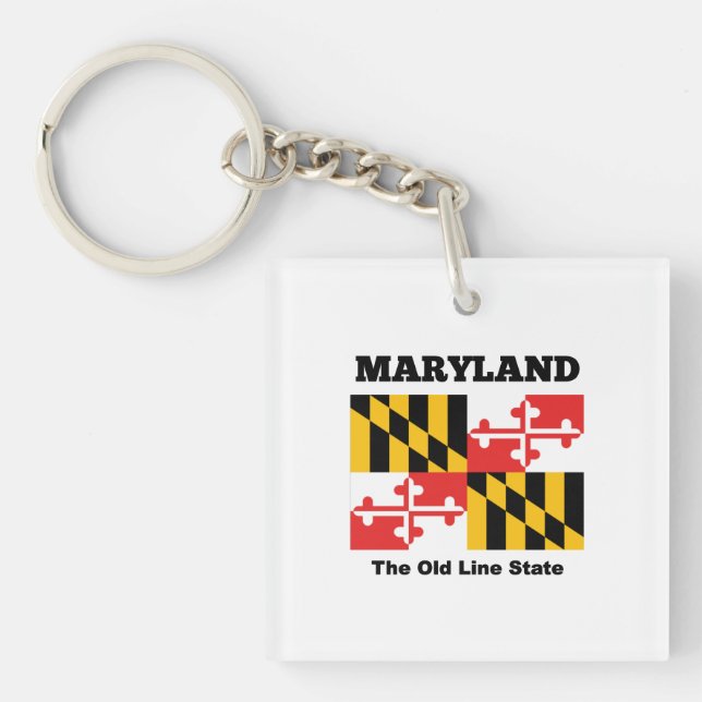 Llavero bandera de Maryland (Frente)