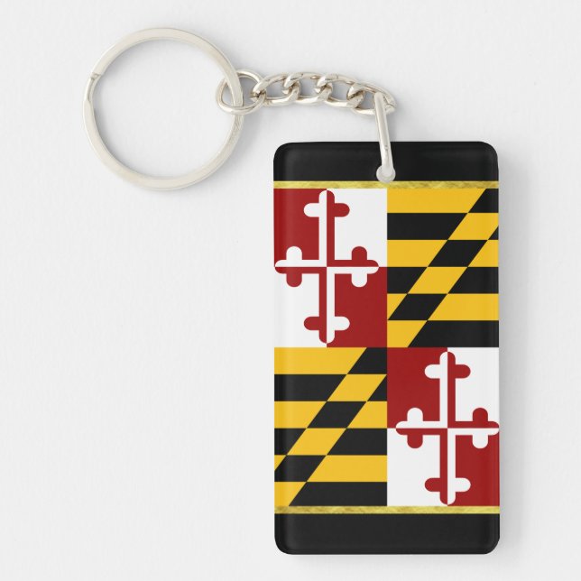 Llavero Bandera de Maryland (Frente)