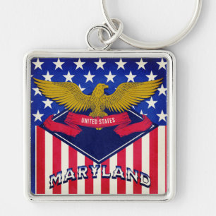 Llavero Bandera de Maryland USA