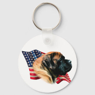Llavero Bandera de Mastiff (albaricoquí)