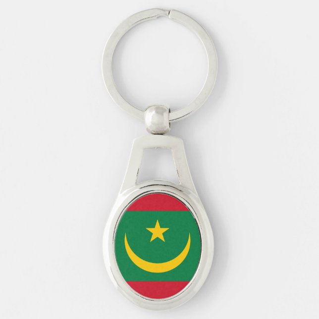 Llavero Bandera de Mauritania (Anverso)