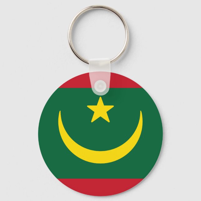 Llavero Bandera de Mauritania (Anverso)