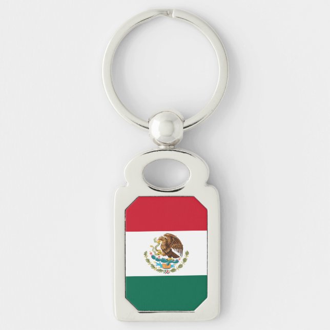 Llavero Bandera de México, Bandera de la República Mexican (Anverso)