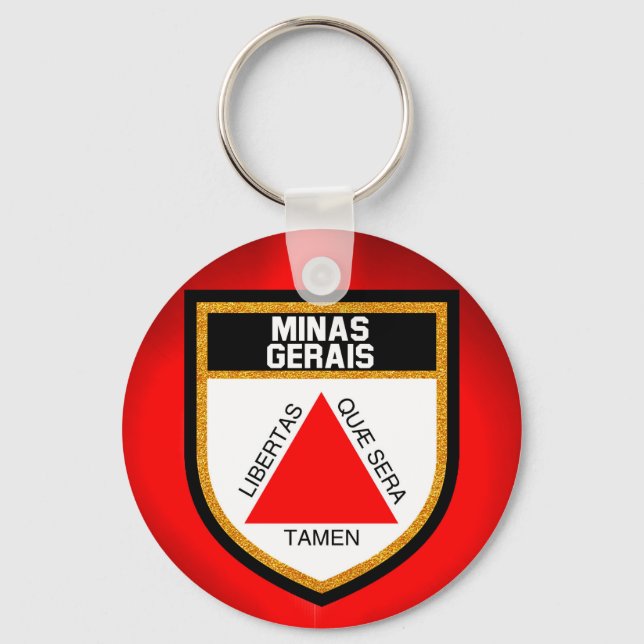 Llavero Bandera de Minas Gerais (Anverso)
