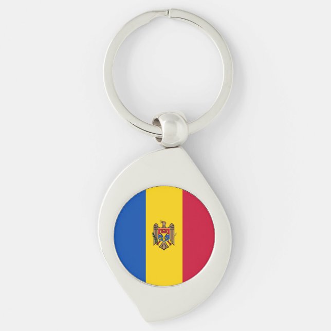 Llavero Bandera de Moldavia (Anverso)