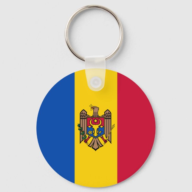 Llavero Bandera de Moldavia (Anverso)