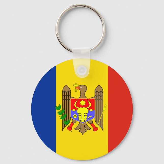 Llavero Bandera de Moldavia (Anverso)