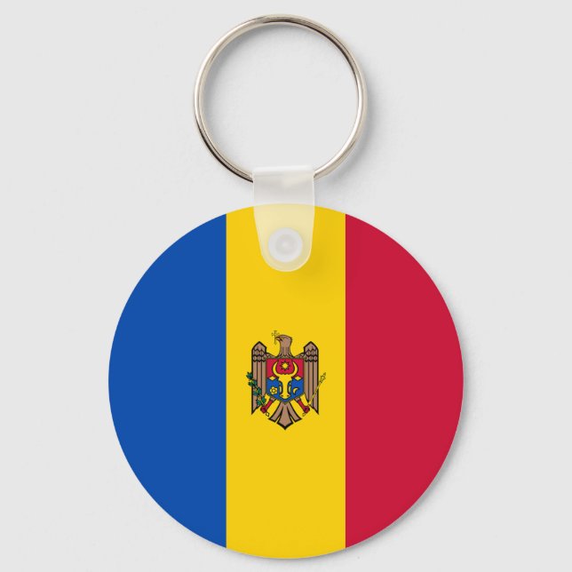Llavero Bandera de Moldavia (Anverso)