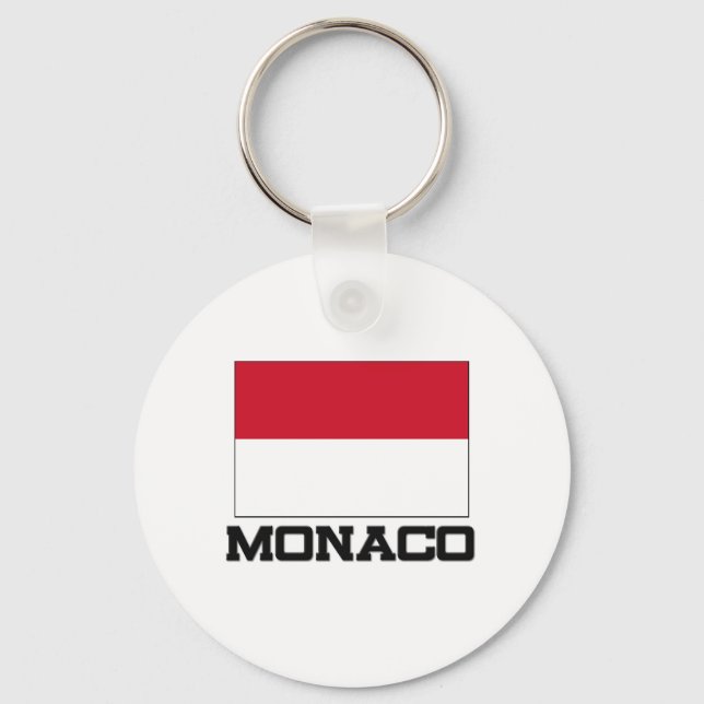 Llavero Bandera de Mónaco (Anverso)