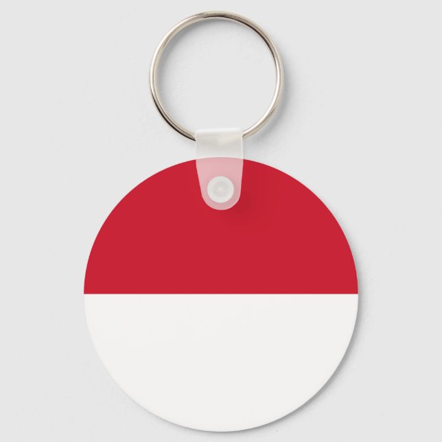 Llavero Bandera de Mónaco (Anverso)