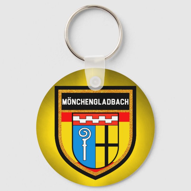 Llavero Bandera de Mönchengladbach (Anverso)