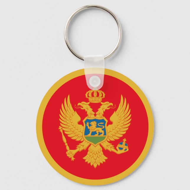 Llavero Bandera de Montenegro (Anverso)