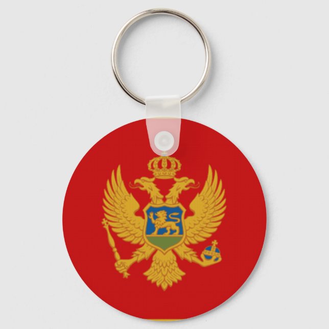 Llavero Bandera de Montenegro (Anverso)