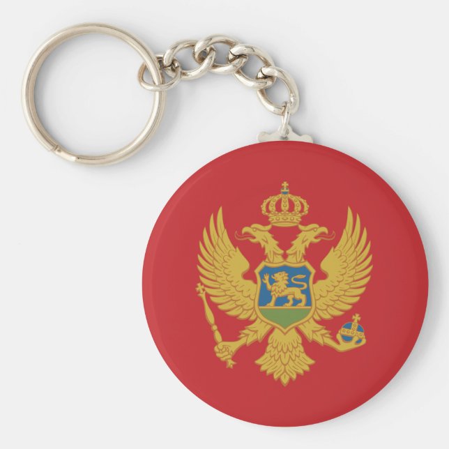 Llavero Bandera de Montenegro (Frente)