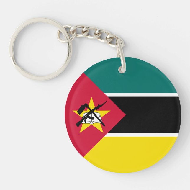 Llavero Bandera de Mozambique (Frente)