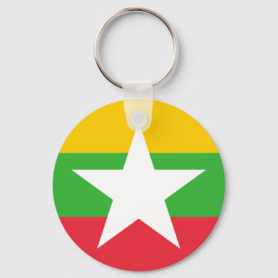 Llavero Bandera de Myanmar