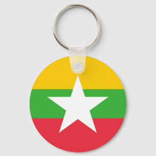 Llavero Bandera de Myanmar