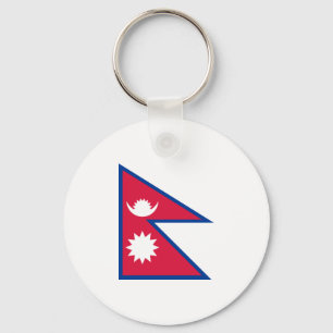 Llavero Bandera de Nepal Keychain