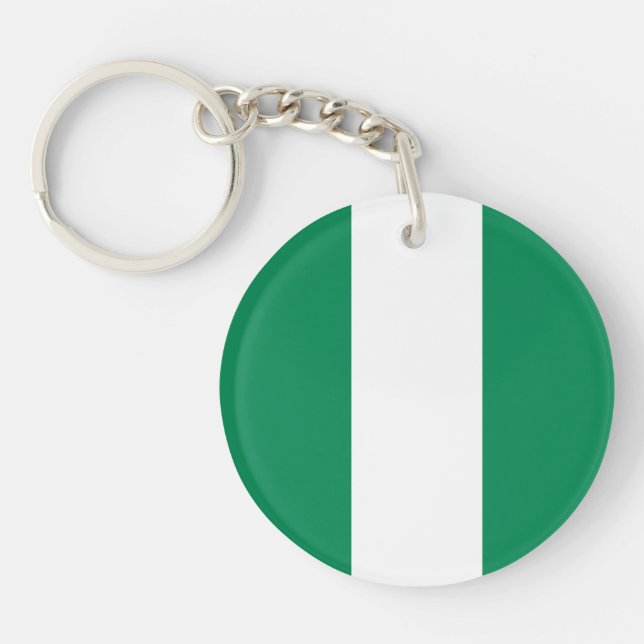 Llavero Bandera de Nigeria (Frente)