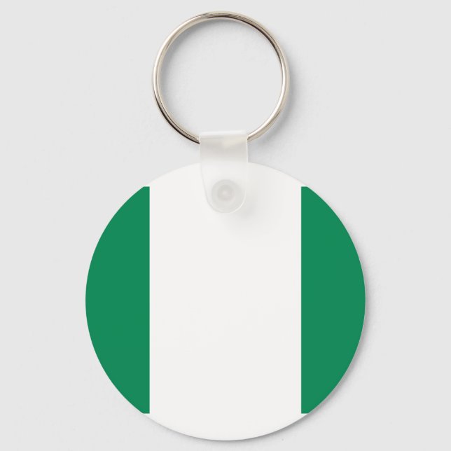 Llavero Bandera de Nigeria Keychain (Anverso)