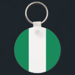 Llavero Bandera de Nigeria (nigeriana)<br><div class="desc">Productos de bandera mundial de personalizable - Por favor,  no dude en añadir su propio texto.</div>