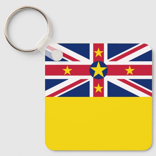 Llavero Bandera de Niue (Anverso)