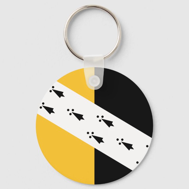 Llavero Bandera de Norfolk Keychain (Anverso)
