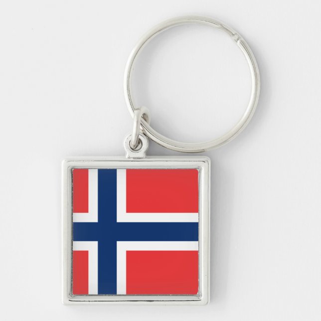 Llavero Bandera de Noruega (Frente)