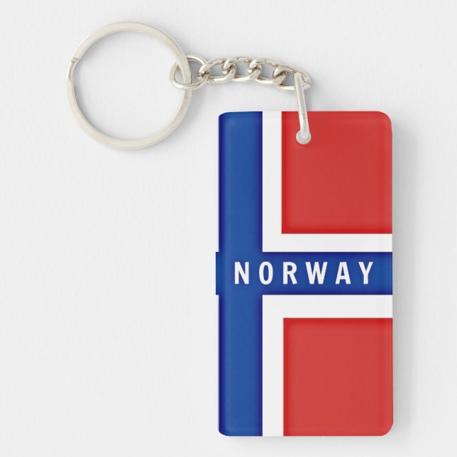Llavero Bandera de Noruega (Frente)
