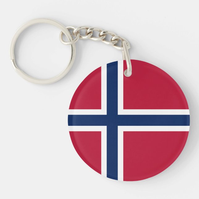 Llavero Bandera de Noruega (Frente)
