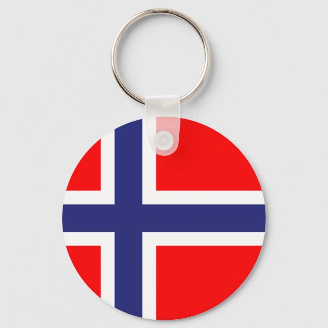 Llavero Bandera de Noruega (Anverso)