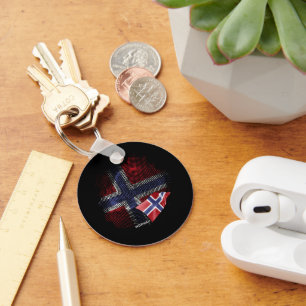 Llavero bandera de Noruega