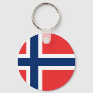 Llavero Bandera de Noruega (noruego)