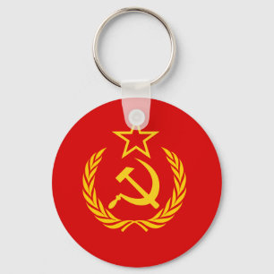 Llavero Bandera de nueva URSS, República Democrática del