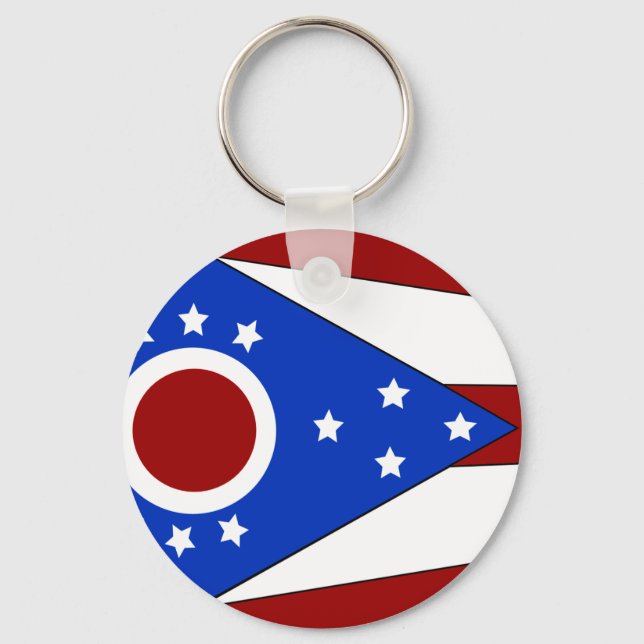 Llavero Bandera de Ohio (Anverso)
