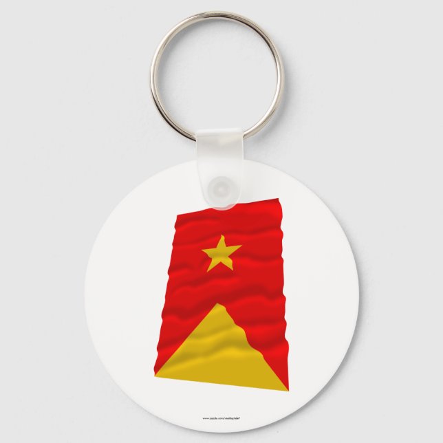 Llavero Bandera de ondeo Tigray (Anverso)