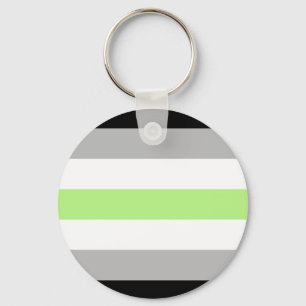 Llavero Bandera de Orgullo Agenero