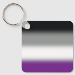 Llavero Bandera de Orgullo Asexual Gradiente - Bandera ACE