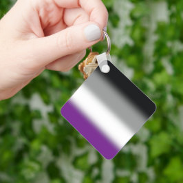 Llavero Bandera de Orgullo Asexual Gradiente - Bandera ACE
