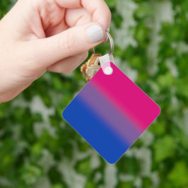 Llavero Bandera de orgullo bisexual gradiente – Bandera Bi