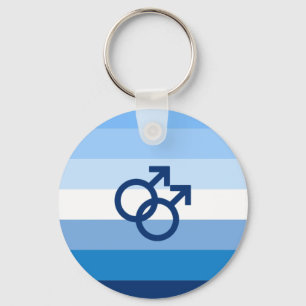 Llavero Bandera de orgullo gay masculino MLM