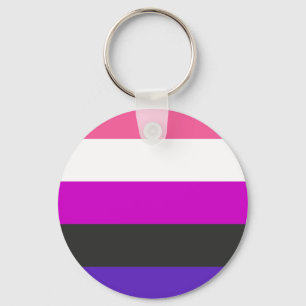 Llavero Bandera de orgullo genderfluid