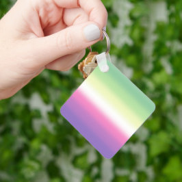 Llavero Bandera de Orgullo Gradient Genderfae