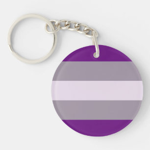 Llavero Bandera de Orgullo Grisesexual