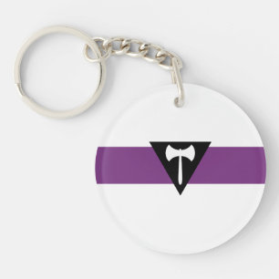 Llavero Bandera de Orgullo Lesbiano