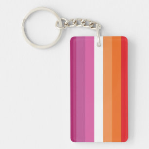 Llavero Bandera de Orgullo Lesbiano