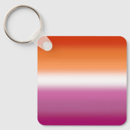 Llavero Bandera de orgullo lésbico de gradiente – Bandera 
