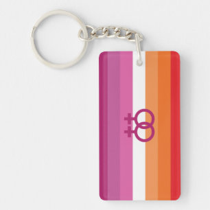 Llavero Bandera de orgullo lésbico WLW