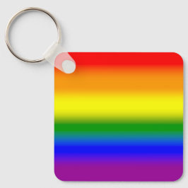Llavero Bandera de Orgullo LGBTQ+ Arcoíris de Gradiente -