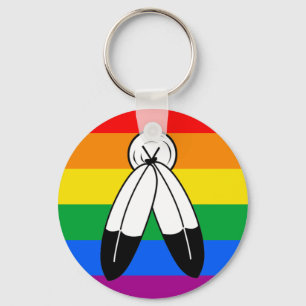 Llavero Bandera de orgullo LGBTQ+ Two-Spirit